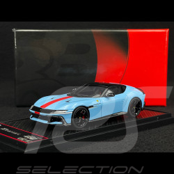 Ferrari 12Cilindri Coupe 2024 Azzurro La Plata / Bande Rouge 1/43 BBR Models BBRC299L