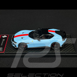 Ferrari 12Cilindri Coupe 2024 Azzurro La Plata / Bande Rouge 1/43 BBR Models BBRC299L