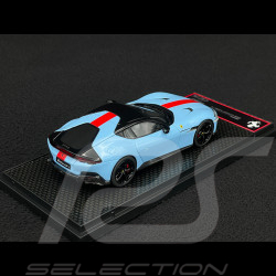 Ferrari 12Cilindri Coupe 2024 Azzurro La Plata / Red Stripe 1/43 BBR Models BBRC299L