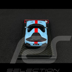 Ferrari 12Cilindri Coupe 2024 Azzurro La Plata / Bande Rouge 1/43 BBR Models BBRC299L
