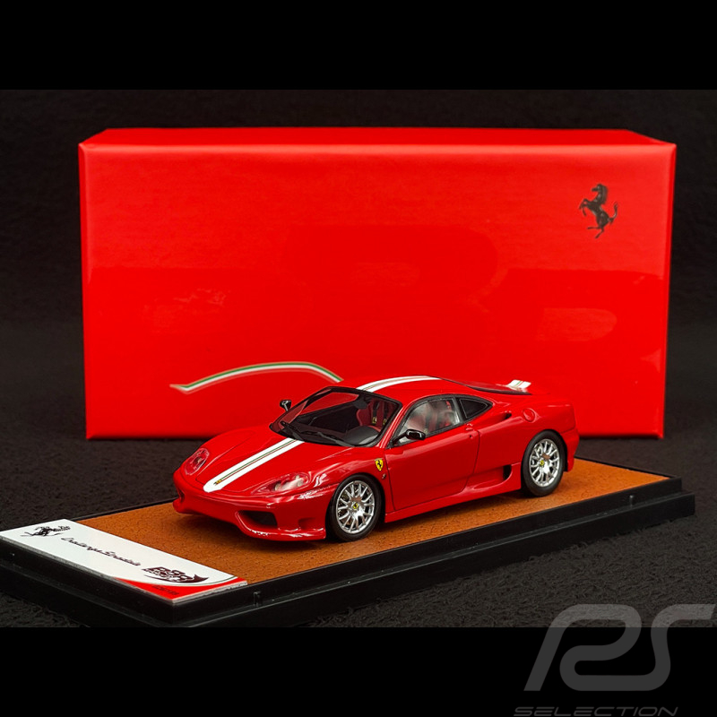 Ferrari 360 Challenge Stradale 2003 Rosso Corsa / Italian Stripe 1/43 BBR Models BBR273A