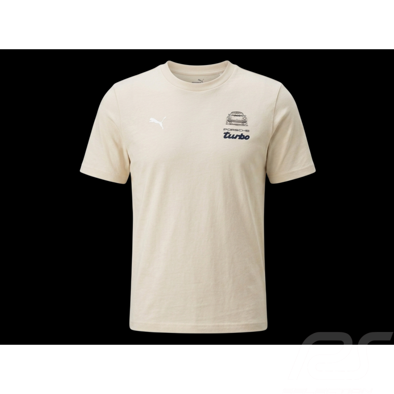 Porsche T-shirt Turbo Puma Beige 637798-09 - unisex