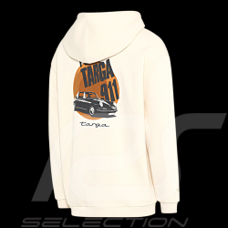 Sweat Porsche 911 Targa 60 ans à Capuche Puma Beige WAP112T60Y - Mixte