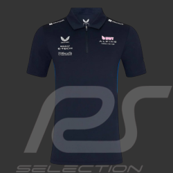 Alpine Polo Shirt Low Price F1 Team Navy Blue TM10290-020 - Unisex