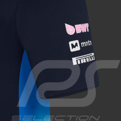Alpine Polo Shirt Low Price F1 Team Navy Blue TM10290-020 - Unisex