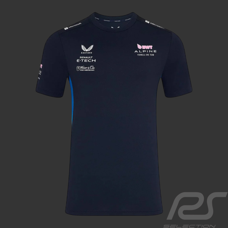 Alpine T-Shirt Günstige F1 Team Marineblau TM10291-020 - Unisex