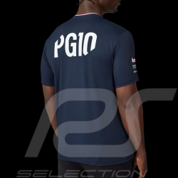 Alpine T-Shirt Günstige F1 Team n° 10 Pierre Gasly Monogramm Marineblau TM10302-020 - Unisex