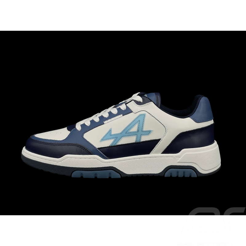 Alpine Shoes x Savoir-Faire A290 Superleggera White / Navy Blue - Unisex