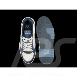 Alpine Shoes x Savoir-Faire A290 Superleggera White / Navy Blue - Unisex