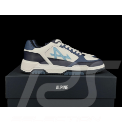 Alpine Shoes x Savoir-Faire A290 Superleggera White / Navy Blue - Unisex