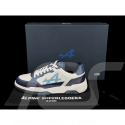 Alpine Schuhe x Savoir-Faire A290 Superleggera Weiß / Marineblau - Unisex