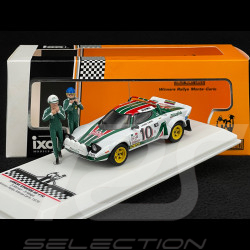 Lancia Stratos HF n° 10 Winner Monte Carlo Rally 1976 with Figures 1/43 Ixo SPRM001-76