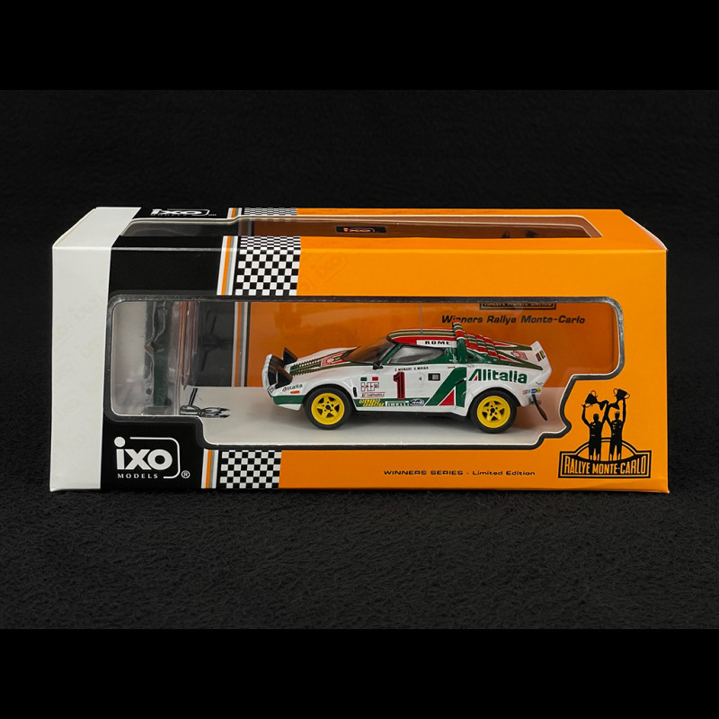 Lancia Stratos HF n° 1 Winner Monte Carlo Rally 1977 with Figures