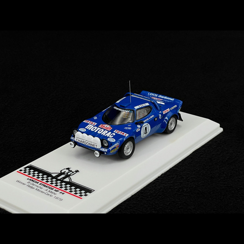 Lancia Stratos HF n° 4 Winner Monte Carlo Rally 1979 with Figures