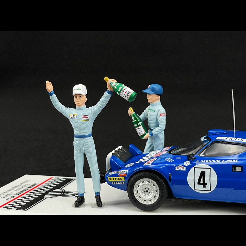 Lancia Stratos HF n° 4 Winner Monte Carlo Rally 1979 with Figures Lancia Stratos HF n° 4 Winner Monte Carlo Rally 1979 with Figures