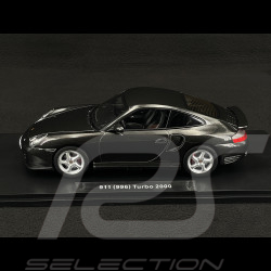 Porsche 911 Turbo Type 996 2000 Black Metallic 1/18 KK Scale KKDC181472
