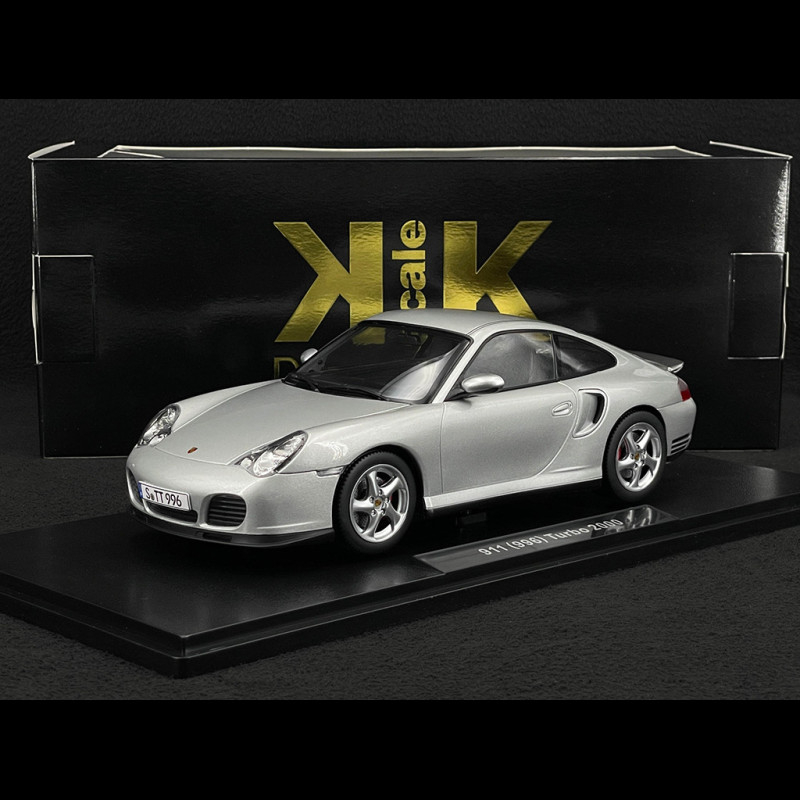 Porsche 911 Turbo Type 996 2000 Silver 1/18 KK Scale KKDC181471