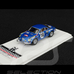Alpine A110 1800 S n° 18 Vainqueur Rallye Monte Carlo 1973 avec Figurines 1/43 Ixo SPRM001-73