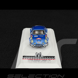 Alpine A110 1800 S n° 18 Winner Monte Carlo Rally 1973 with Figures 1/43 Ixo SPRM001-73