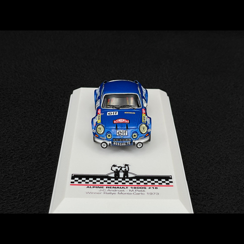 Alpine A110 1800 S n° 18 Winner Monte Carlo Rally 1973 with