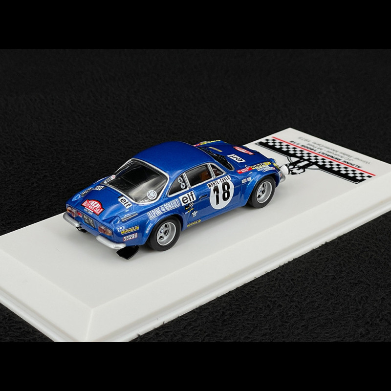 ミニカー Ixo Models Alpine A110 1800 #1 Alpine A110 1800 S n° 18 Winner Monte Carlo Rally 1973 with