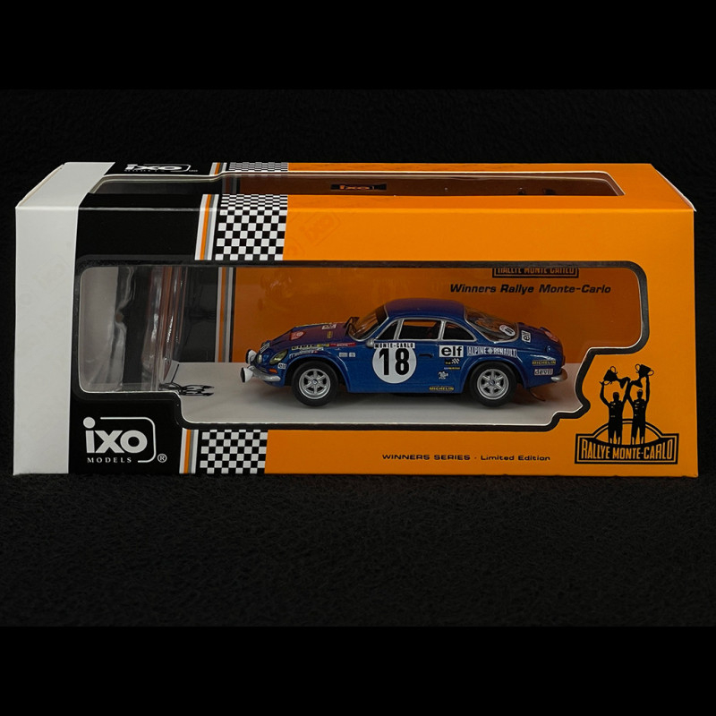 Alpine A110 1800 S n° 18 Winner Monte Carlo Rally 1973 with