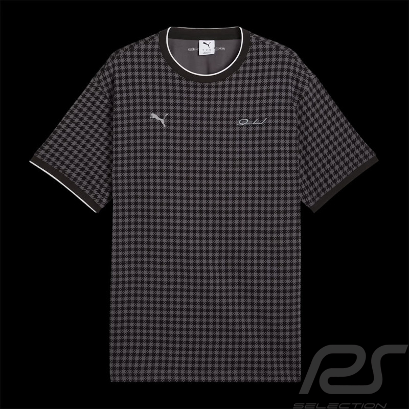 Porsche 911 T-Shirt Legacy Puma Black Pepita 637104-01 - Unisex
