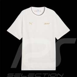 Porsche 911 T-Shirt Legacy Puma White Pepita 637104-05 - Unisex