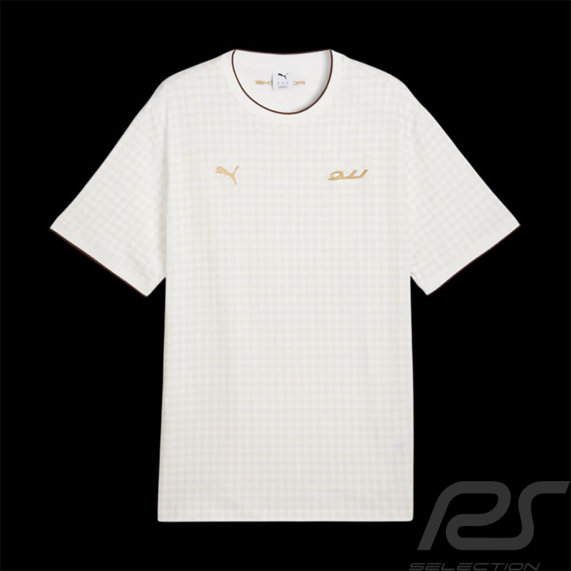 T-Shirt Porsche 911 Legacy Puma Pepita Blanc 637104-05 - mixte