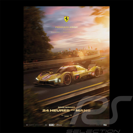 Póster Ferrari 499P nº 83,...