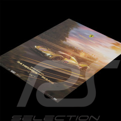 Poster Ferrari 499P n° 83 Vainqueur 24h Le Mans 2025 50 x 70 cm PROD01005334