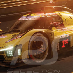 Poster Ferrari 499P n° 83 Vainqueur 24h Le Mans 2025 50 x 70 cm PROD01005334