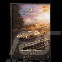 Ferrari Poster 499P n° 83 Sieger 24h Le Mans 2025 50 x 70 cm PROD01005334