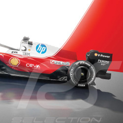 Ferrari Poster SF-26 n° 16 Leclerc / n° 44 Hamilton 2026 F1 50 x 70 cm PROD01005431