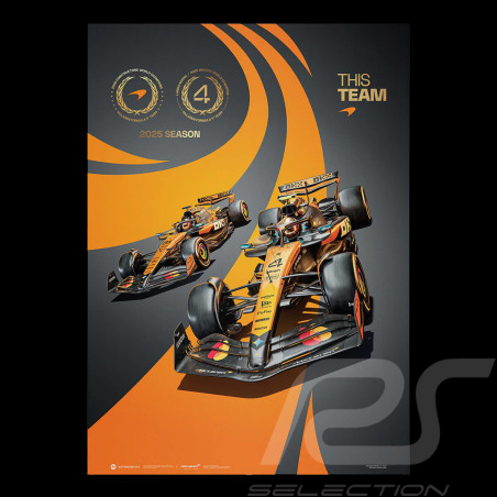 Póster del equipo McLaren...
