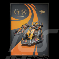 Poster McLaren F1 Team Double Crown Saison 2025 F1 Norris / Piastri 50 x 70 cm PROD01005409