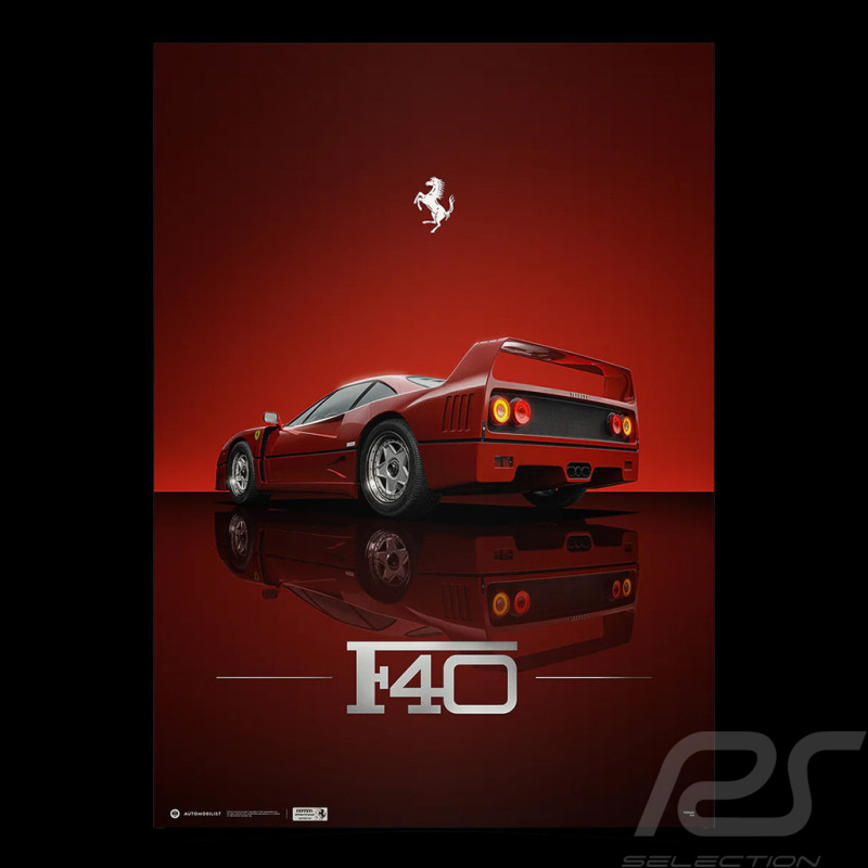 Poster Ferrari F40 Icon of an Era 50 x 70 cm PROD01005395