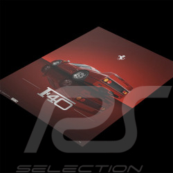 Ferrari Poster F40 Icon of an Era 50 x 70 cm PROD01005395