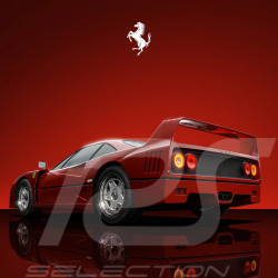 Ferrari Poster F40 Icon of an Era 50 x 70 cm PROD01005395