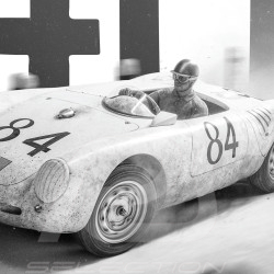 Poster Porsche 550 A Spyder 1500 n° 84 Vainqueur Targa Florio 1956 50 x 70 cm PROD01005280