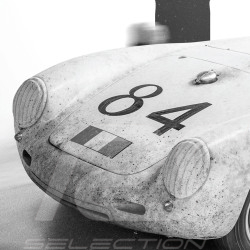 Poster Porsche 550 A Spyder 1500 n° 84 Vainqueur Targa Florio 1956 50 x 70 cm PROD01005280