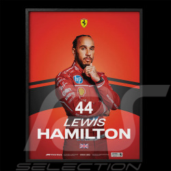 Ferrari Poster F1 Team Lewis Hamilton n° 44 30 x 40 cm PROD01005315