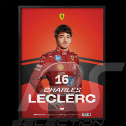 Ferrari Poster F1 Team Charles Leclerc n° 16 30 x 40 cm PROD01005316