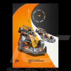 McLaren Poster F1 Team 2025 Constructors' Championship Winner F1 Norris / Piastri 50 x 70 cm PROD01005321