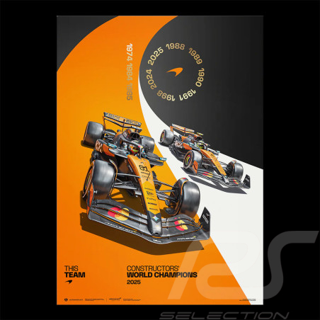 Póster del equipo McLaren...