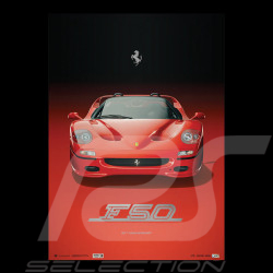 Ferrari Poster F50 1995 Rosso Corsa 30th Anniversary 50 x 70 cm PROD01005189