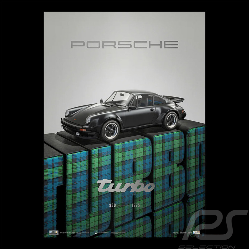 Poster Porsche 911 Turbo 3.0 Type 930 1975 50 x 70 cm PROD01005093
