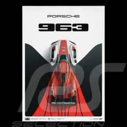 Porsche Poster 963 Penske 2024 50 x 70 cm PROD01004966