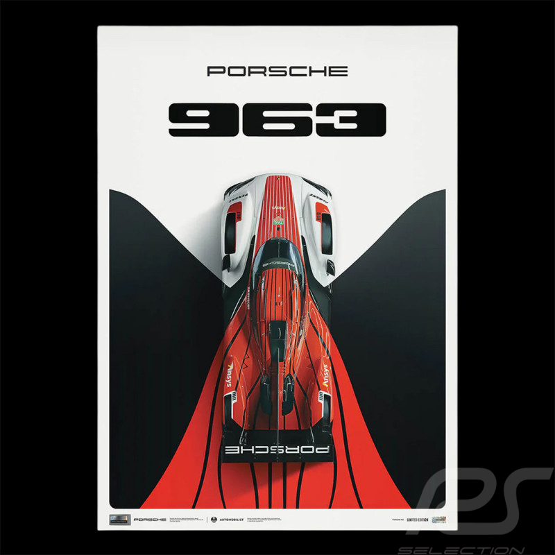 Porsche Poster 963 Penske 2024 50 x 70 cm PROD01004966