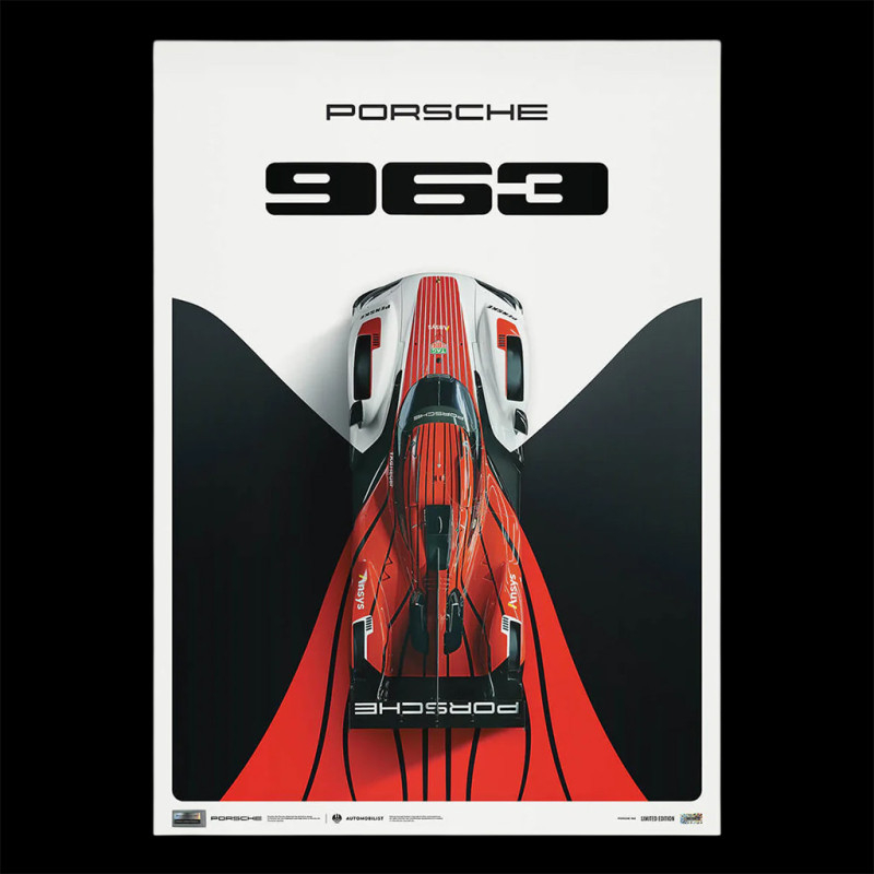 Porsche Poster 963 Penske 2024 50 x 70 cm PROD01004966